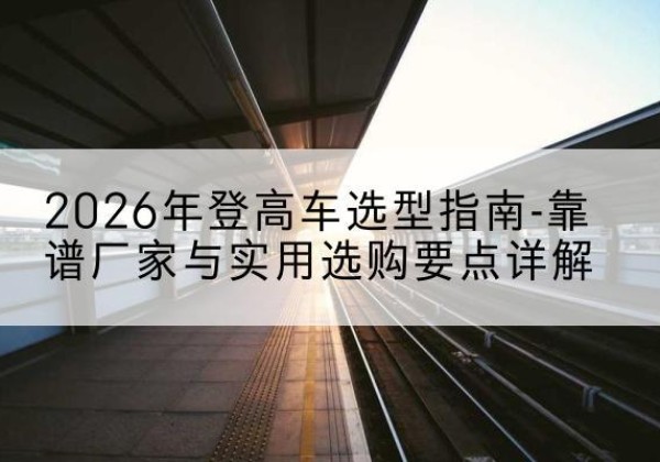 宝山登高车厂家推荐-2026年登高车选型指南-靠谱厂家与实用选购要点详解